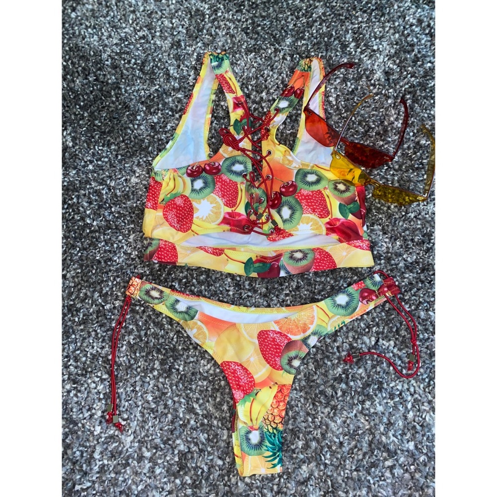 Two piece swim suit